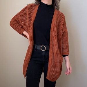 Burnt Orange Cardigan